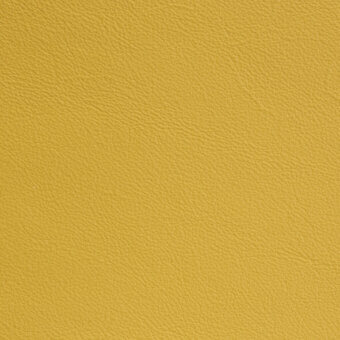 Mustard yellow leather texture with a fine grain and matte finish, displaying a smooth, consistent, and subtly pebbled surface pattern.